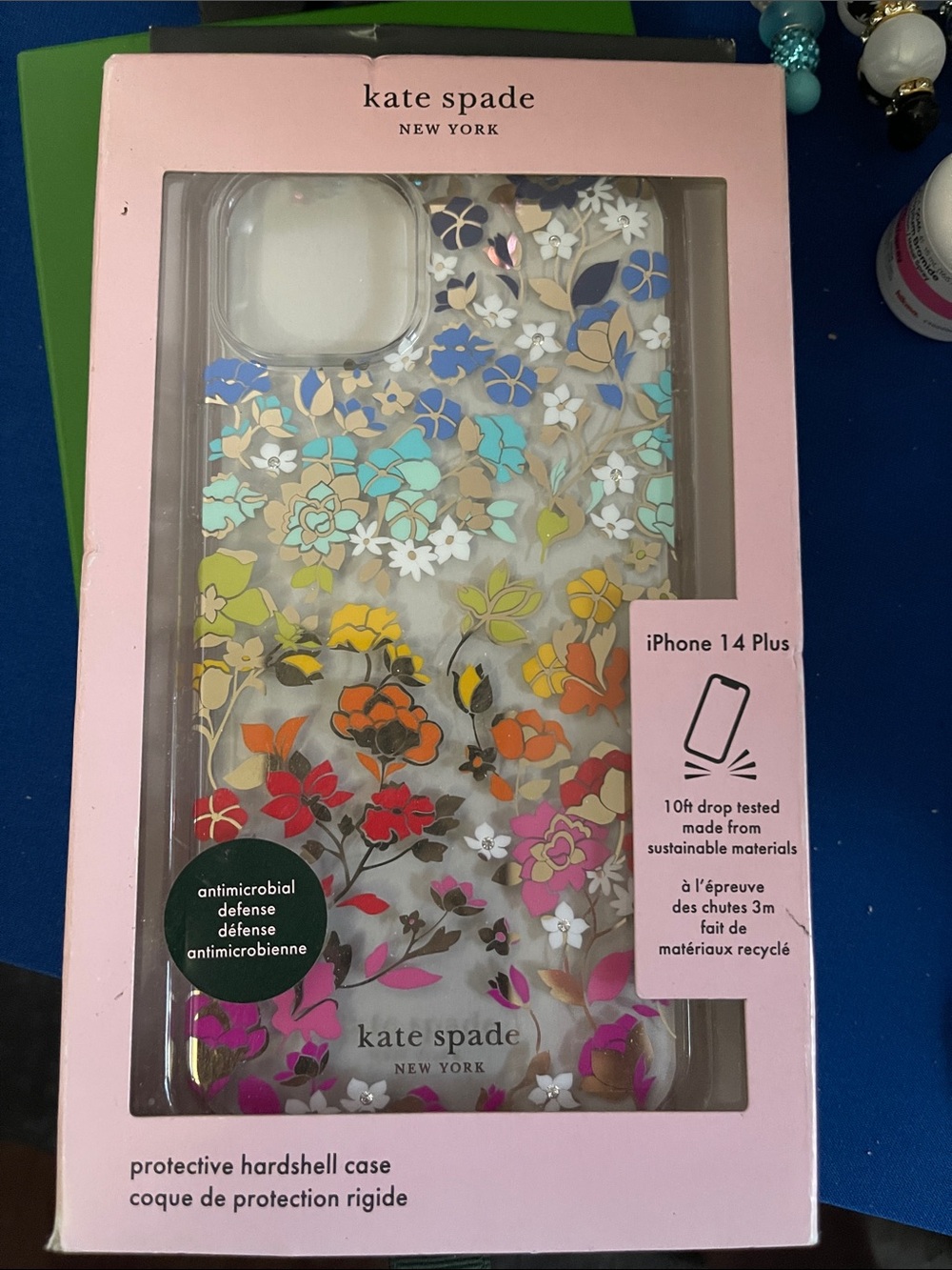 kate spade New York Multicolor Floral Hardshell Case for iPhone 14 Plus